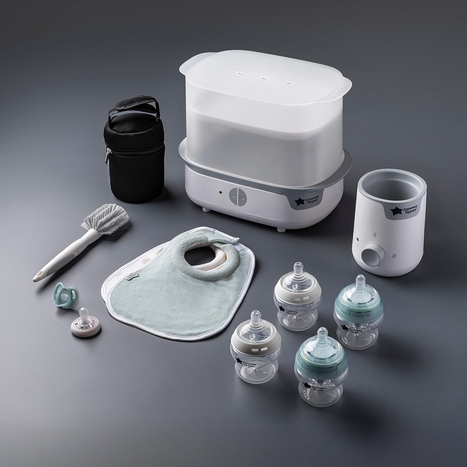 Tommee Tippee Complete Feeding Set with Electric Steriliser & Bottle Warmer