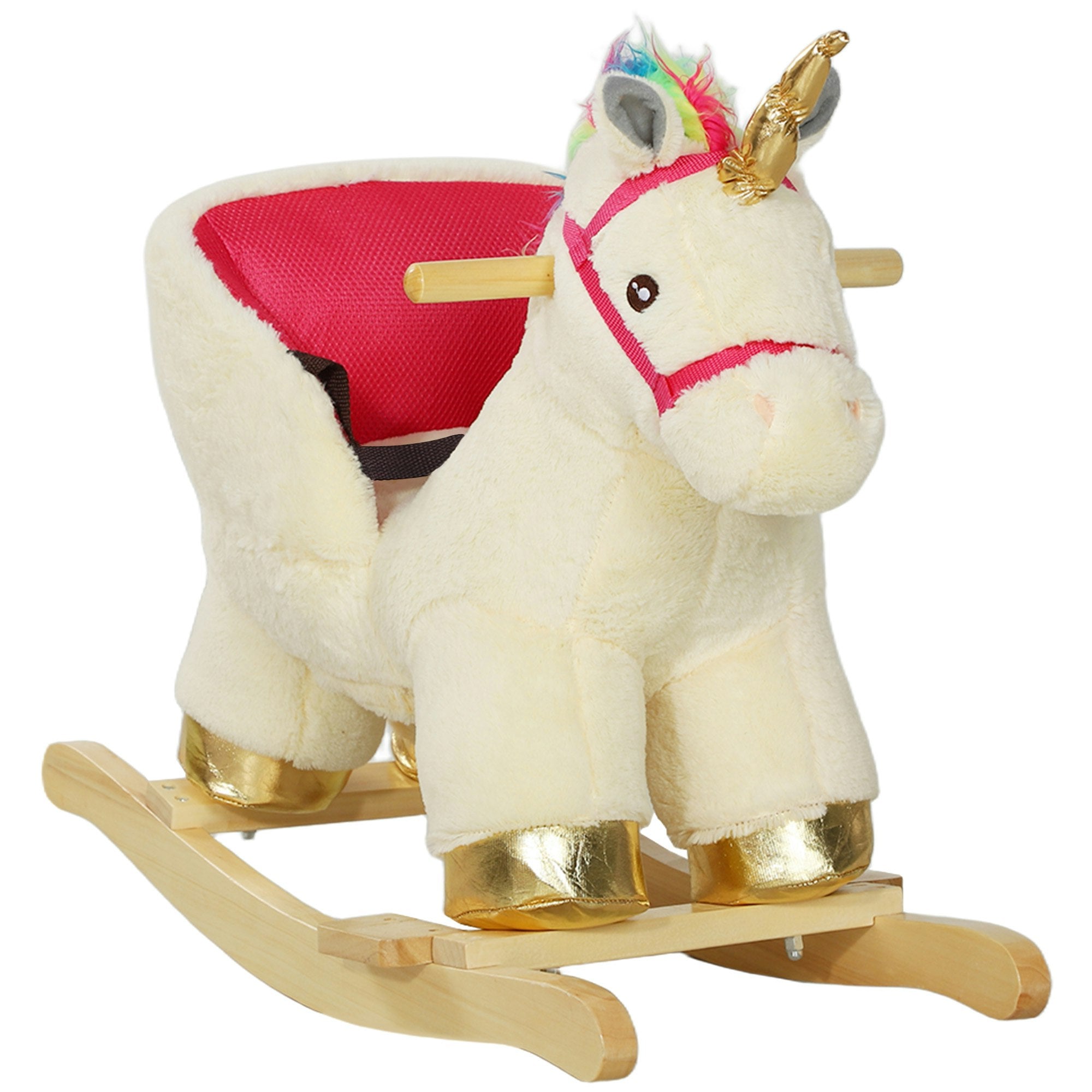 Rocking Unicorn Ride-On with Sound