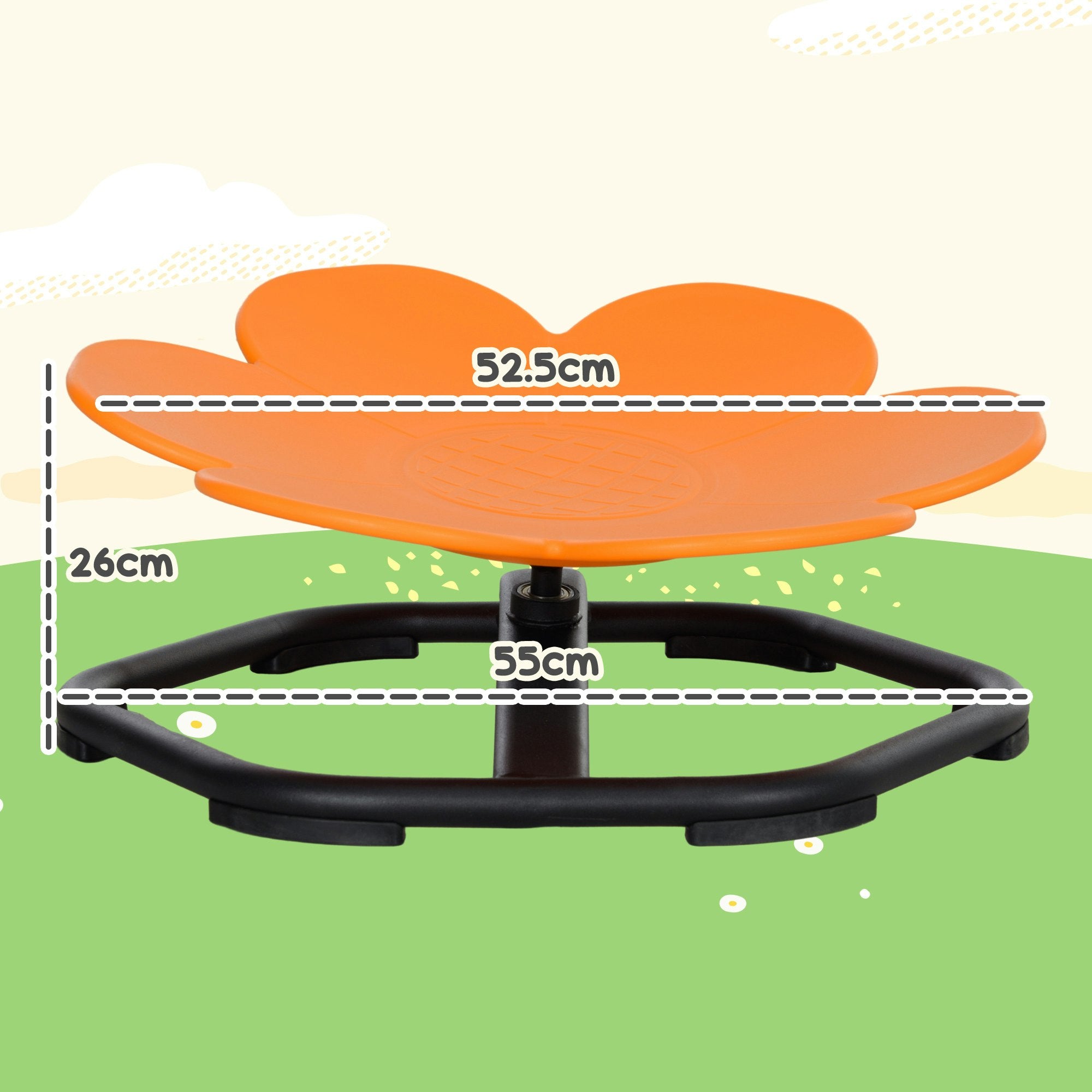 Kids Sensory Balance Chair – Orange